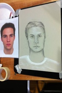 My portrait using Charcoal in Jeremy Ford's workshop.