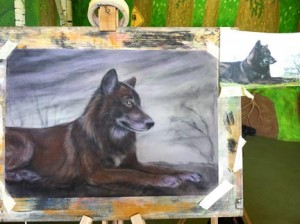 My finished painting.